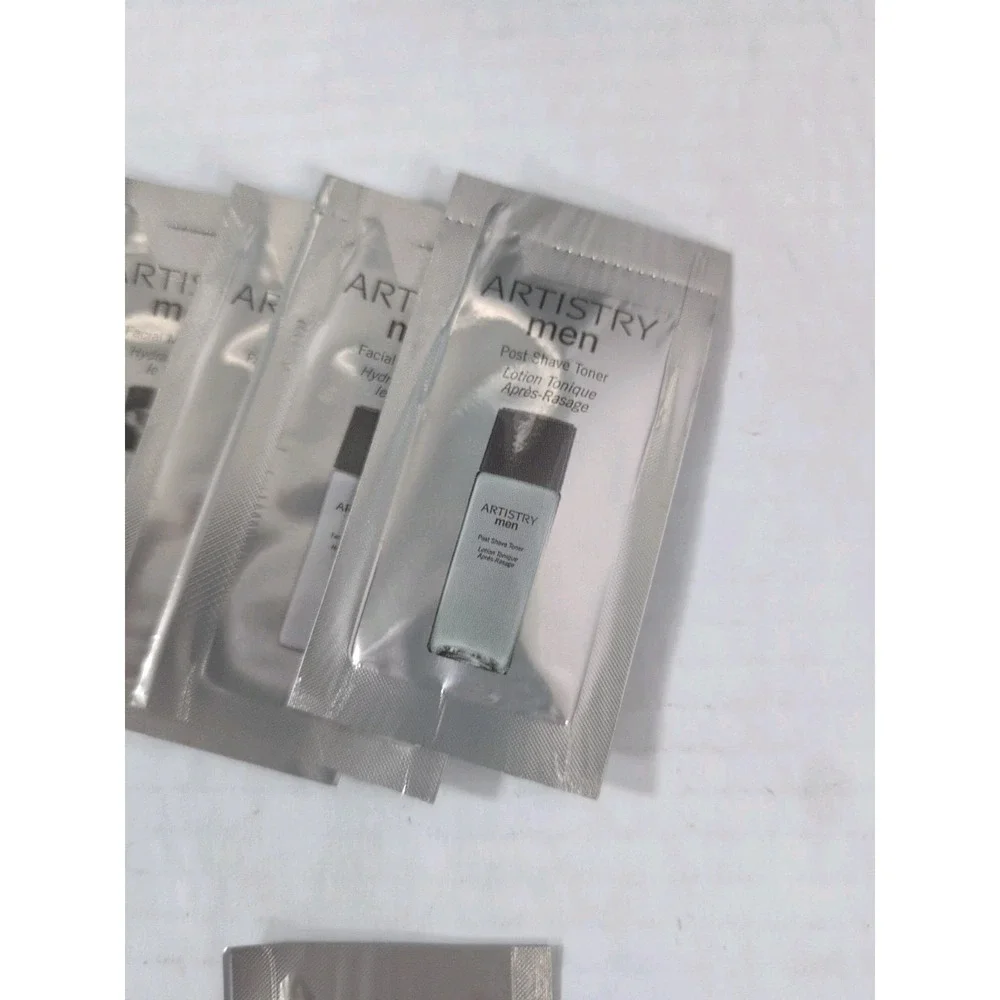 Amway Artistry Men & Intensive Skincare Samples - Face Wash,‎ Toner, Cream...